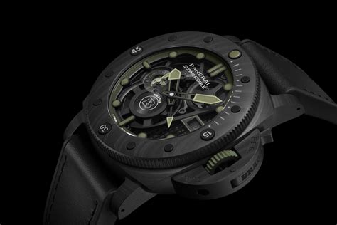 panerai submersible verde militare|panerai submersible carbotech 47mm.